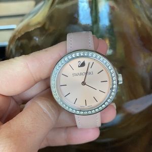 Pink Swarovski Watch